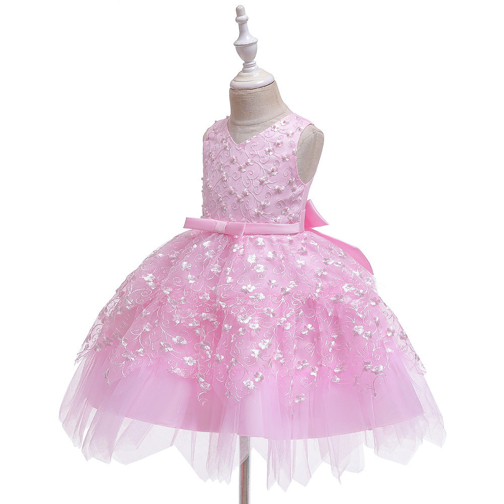 Clothing Baby Girls Middle And Small Children Kindergarten Dresses PureLittleBloom.Co