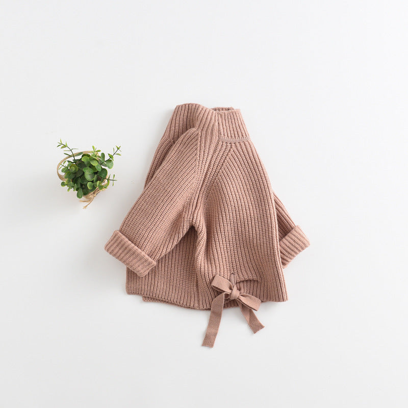 Knit sweater cardigan girl winter clothing PureLittleBloom.Co