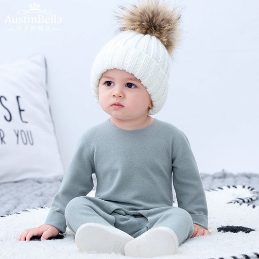 Baby clothes pajamas climbing clothes PureLittleBloom.Co