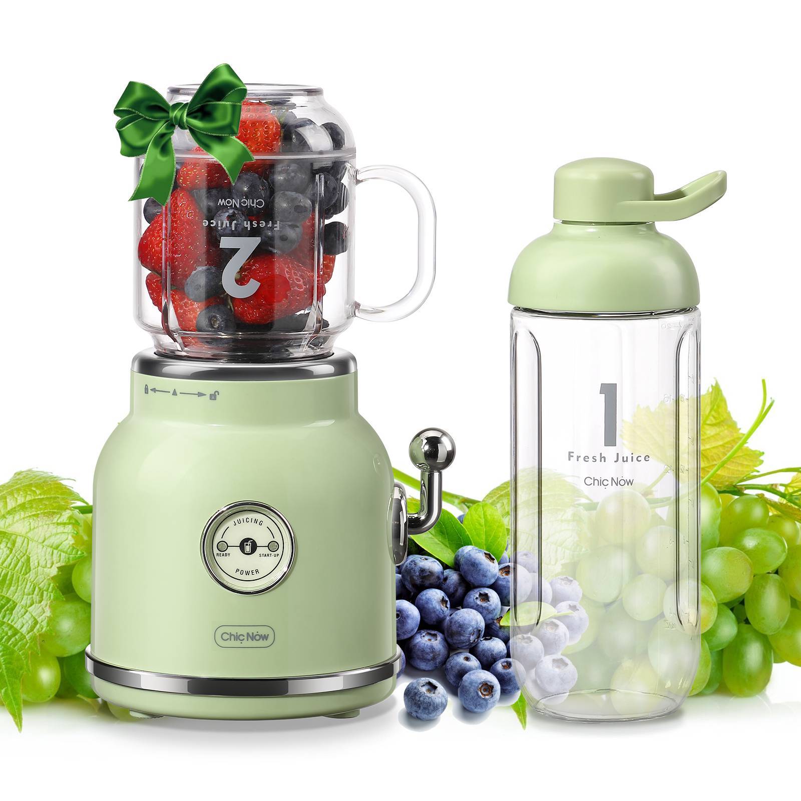 Personal Blender Maker For Shakes And Smoothies With 20.3 Oz Travel Cup And Lid PureLittleBloom.Co