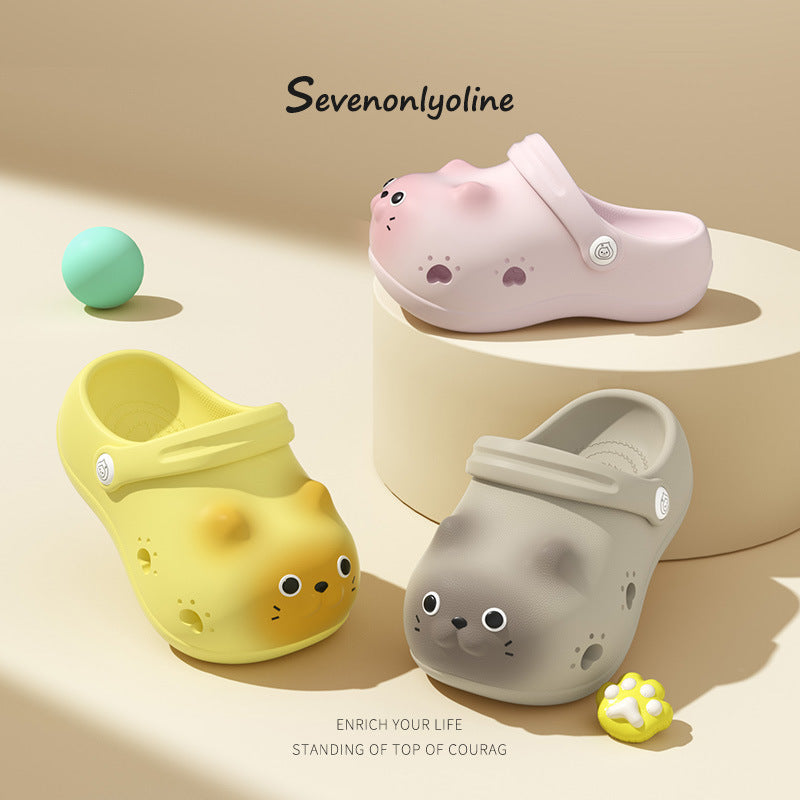 Children's Closed Toe Home Outdoor Slippers PureLittleBloom.Co