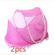 Foldable  Baby Bed Net With Pillow Net 2pieces Set PureLittleBloom.Co