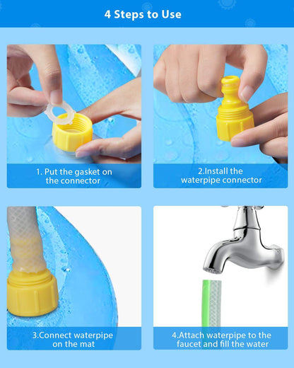 Durable Children's Water Spray Pool Mat Splash Sprinkle Play Pad Mat PureLittleBloom.Co