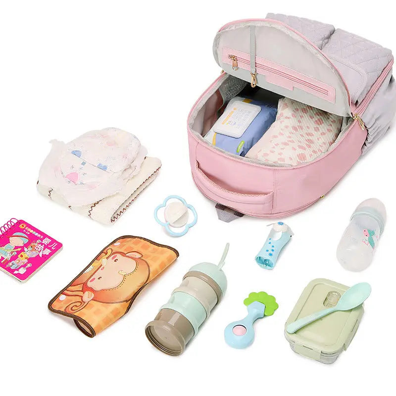 Mummy Bag Large Capacity Multi-pocket Baby Diaper Bag Backpack PureLittleBloom.Co