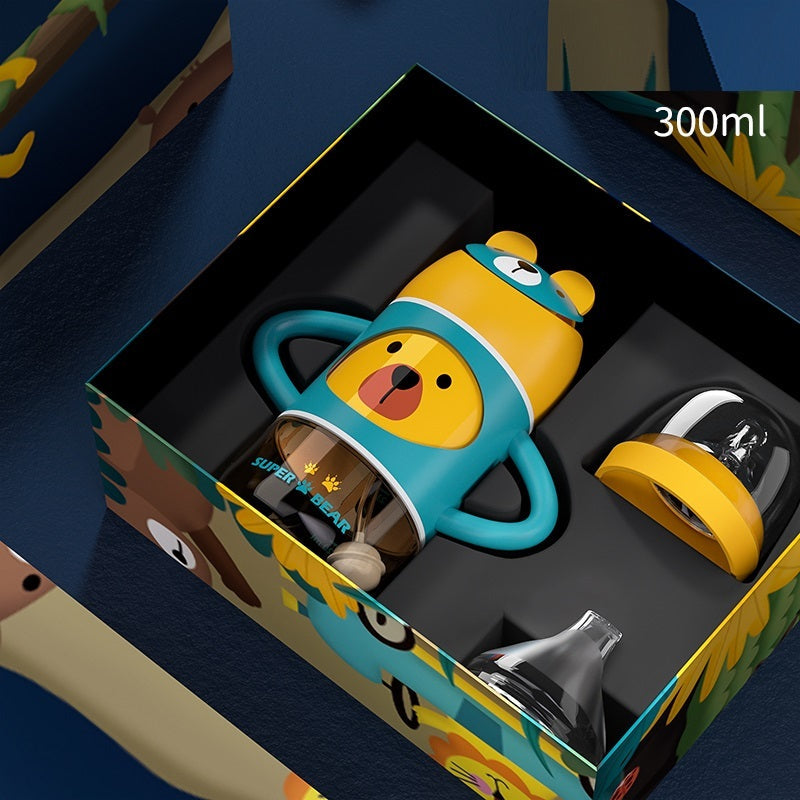 Wide-bore Sippy Cup Feeding Bottle Over 1-2 Years Old PureLittleBloom.Co