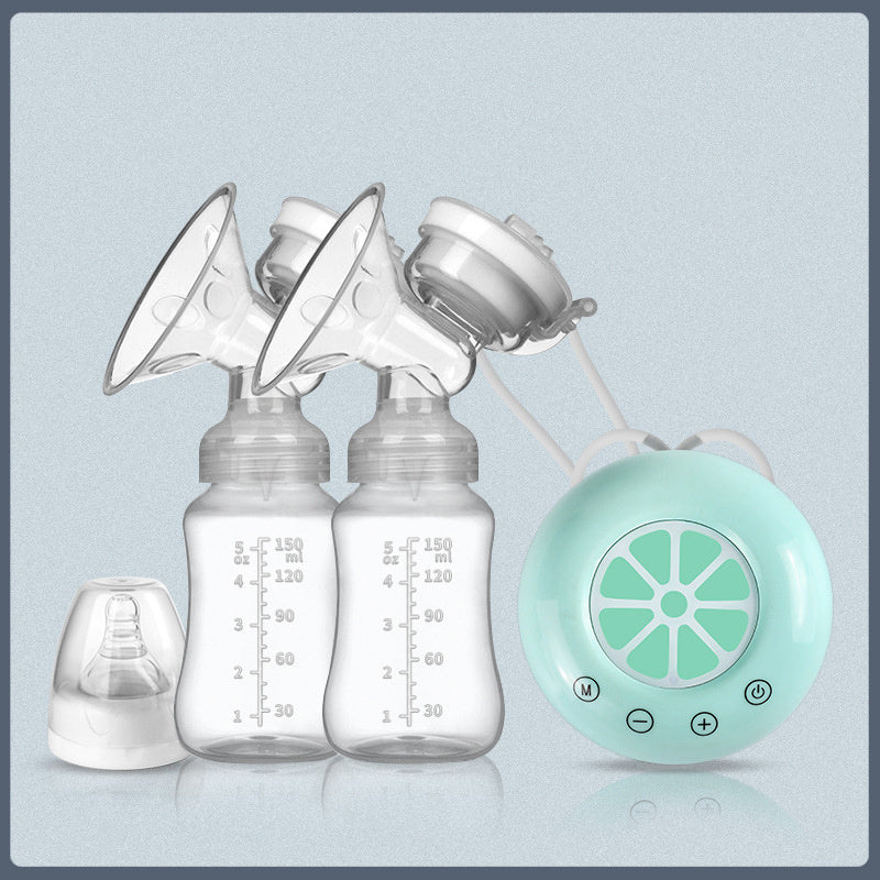 USB plug-in bilateral breast pump, electric breast pump, automatic breast pump PureLittleBloom.Co