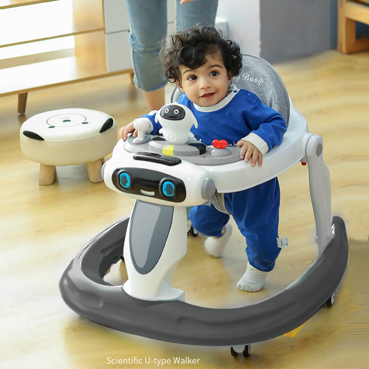 Baby Walker Anti-O-leg Baby Children's Multi-functional Anti-rollover Walker PureLittleBloom.Co