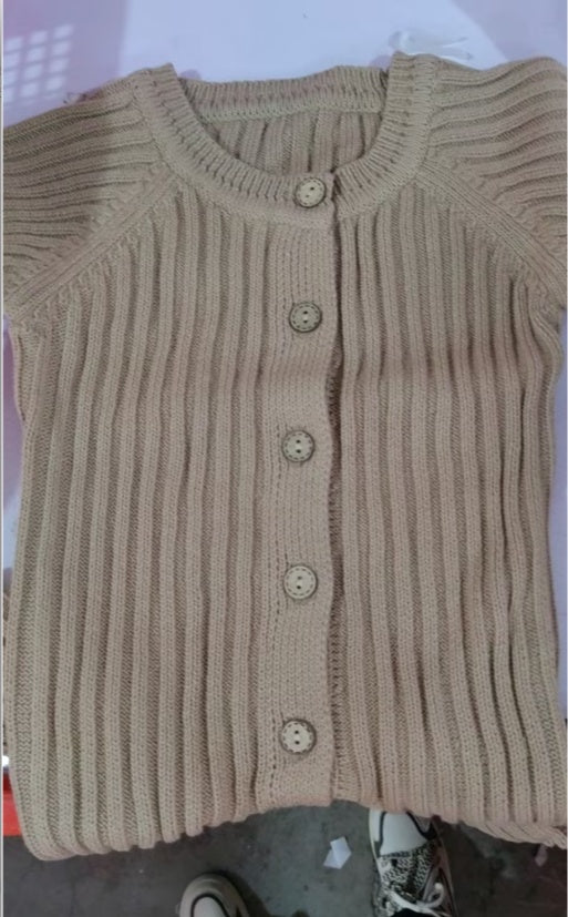Spring And Autumn Baby Long-sleeved Knitted Jumpsuit Romper PureLittleBloom.Co