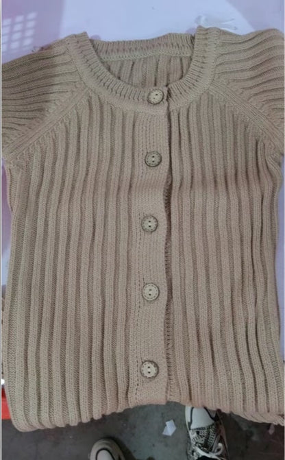 Spring And Autumn Baby Long-sleeved Knitted Jumpsuit Romper PureLittleBloom.Co