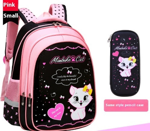 Kids School Cute Cat Print Backpack PureLittleBloom.Co