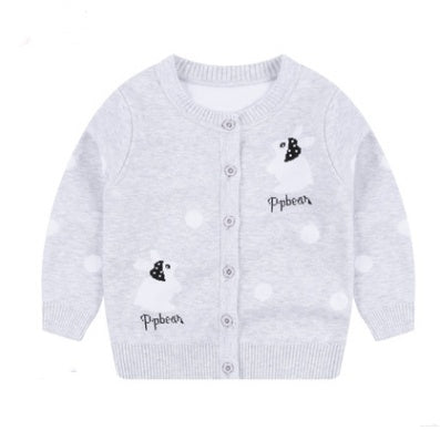 Children's sweater new girl cardigan jacket PureLittleBloom.Co