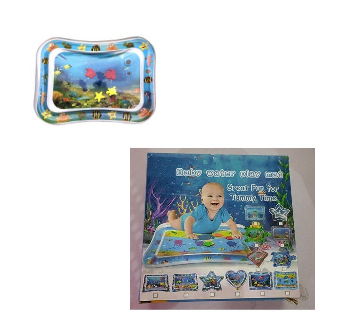 Baby Inflatable Water Mat, Infants Summer Beach Water Mat Patted Pad Water Cushion For Infants Toddlers Summer Activity Play Toys Baby Pillows PureLittleBloom.Co