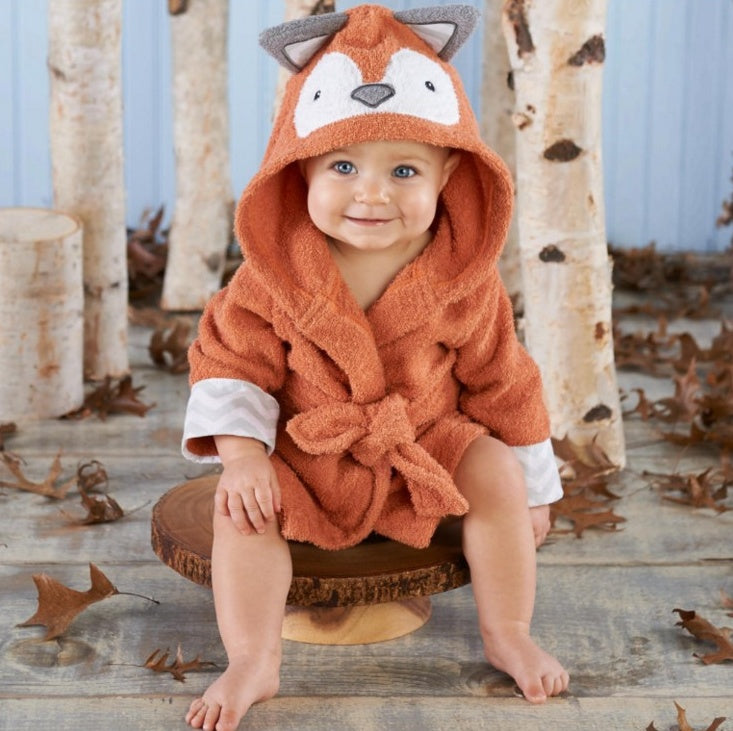 Cartoon Cute Animal Modeling Baby Bath Towels Baby Bathrobes Cotton Children's Bathrobes Baby Hooded PureLittleBloom.Co