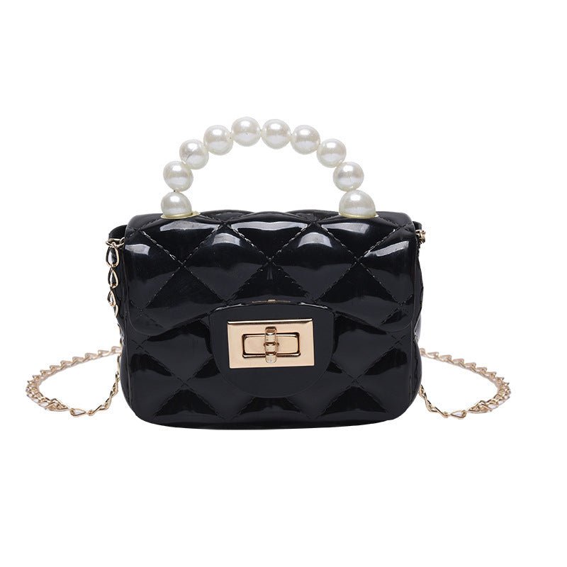 Pearl Hand One-shoulder Crossbody Chain Children's Bags PureLittleBloom.Co