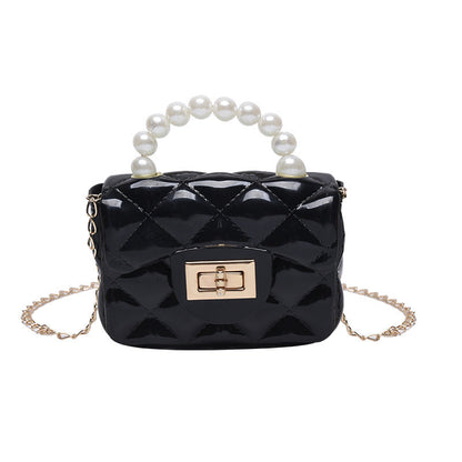 Pearl Hand One-shoulder Crossbody Chain Children's Bags PureLittleBloom.Co