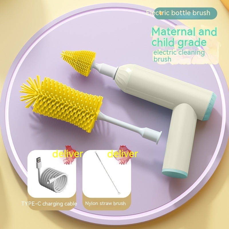 Multi Functional Electric Sponge Silicone Cup Brush PureLittleBloom.Co