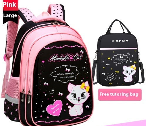 Kids School Cute Cat Print Backpack PureLittleBloom.Co