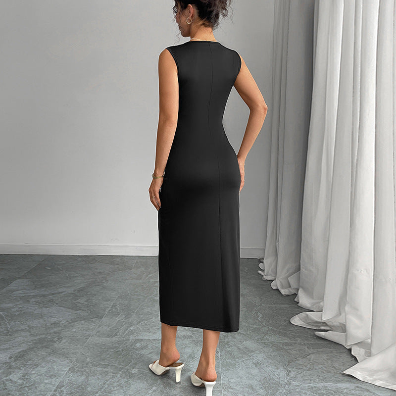 Spring And Summer European And American Style Elegant Slim Fit Dress PureLittleBloom.Co