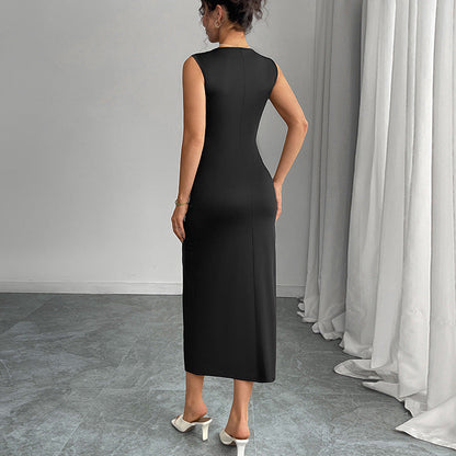 Spring And Summer European And American Style Elegant Slim Fit Dress PureLittleBloom.Co