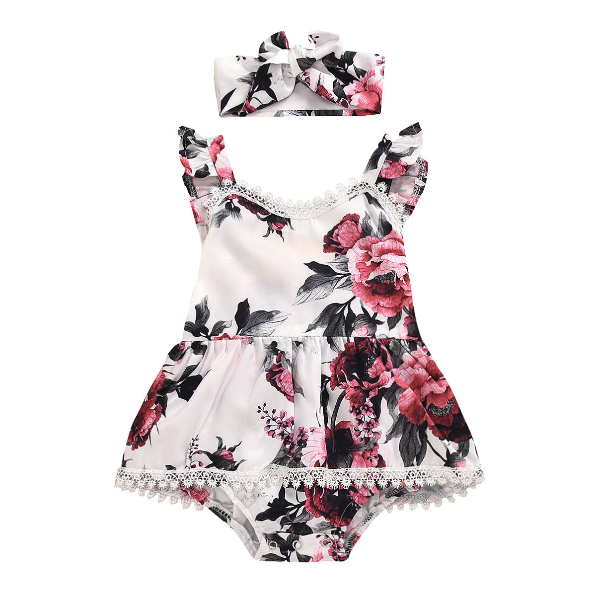Baby print jumpsuit PureLittleBloom.Co
