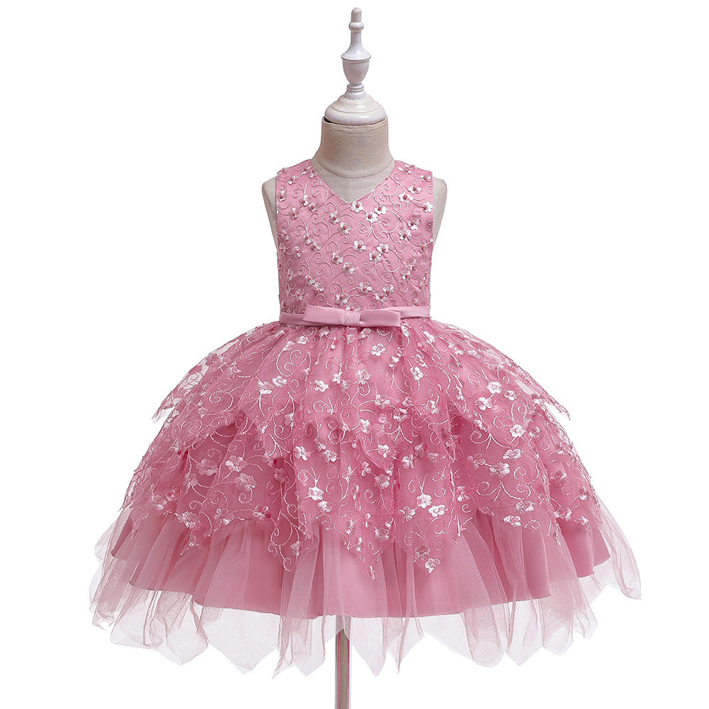 Clothing Baby Girls Middle And Small Children Kindergarten Dresses PureLittleBloom.Co