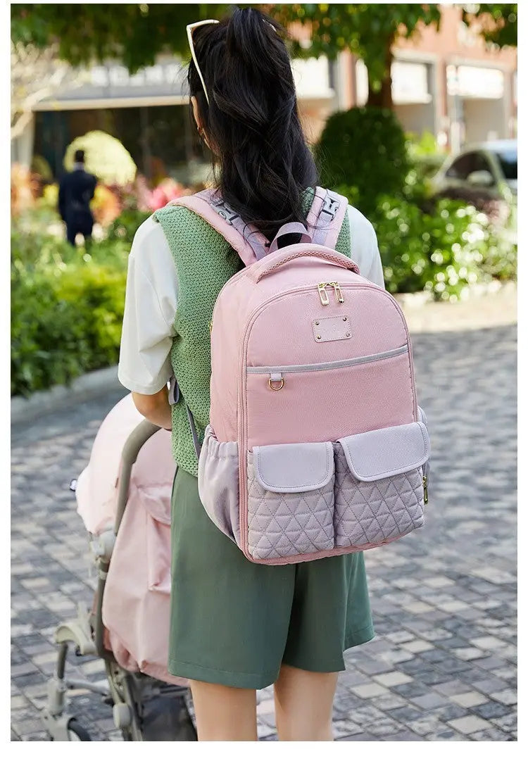Mummy Bag Large Capacity Multi-pocket Baby Diaper Bag Backpack PureLittleBloom.Co