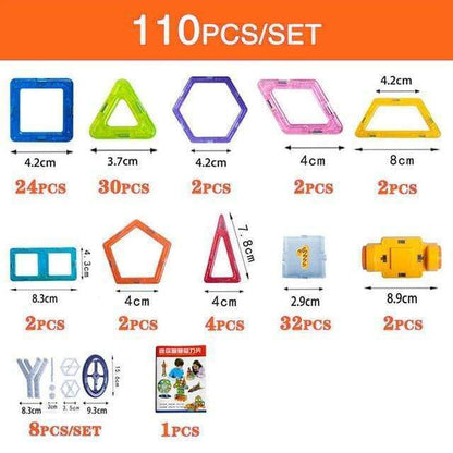 Magnetic Building Blocks DIY Magnets Toys For Kids Designer Construction Set Gifts For Children Toys PureLittleBloom.Co
