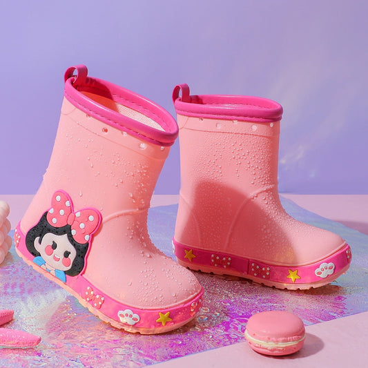 Girls' Kindergarten Non-slip Princess Rain Boots PureLittleBloom.Co