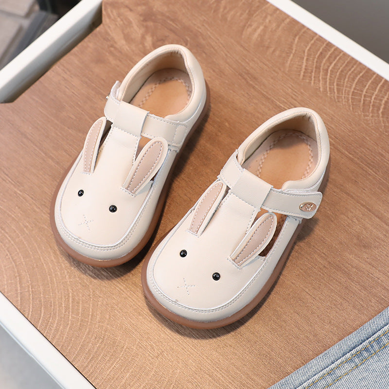 Children's Small Leather Shoes Non-slip Soft Bottom Girl Cute Princess Cartoon Shoes PureLittleBloom.Co