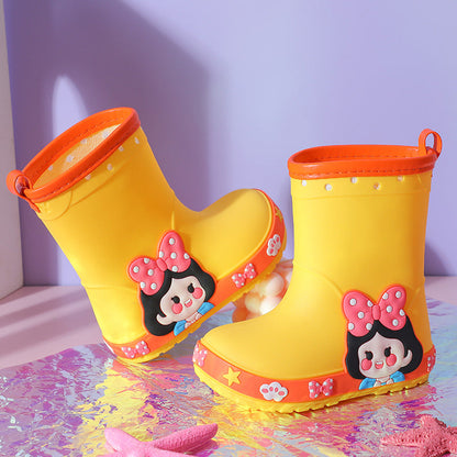 Girls' Kindergarten Non-slip Princess Rain Boots PureLittleBloom.Co