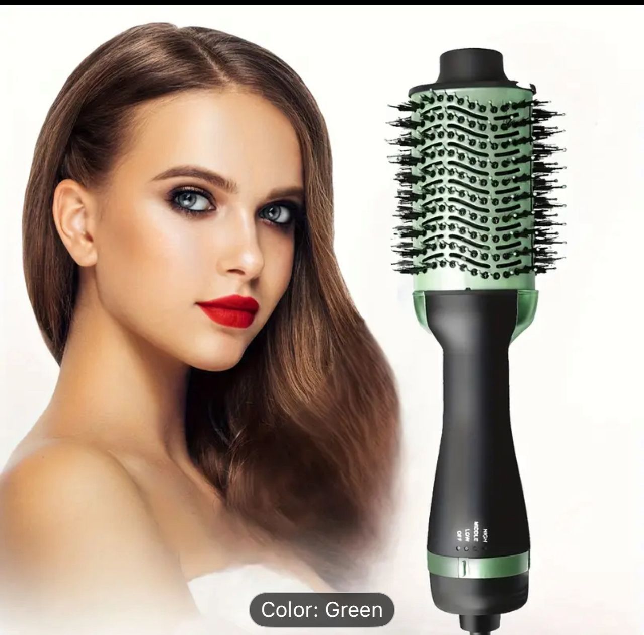 4n1 multifunctional hot hair brush, hair dryer, hair straightener, curling comb in one go PureLittleBloom.Co