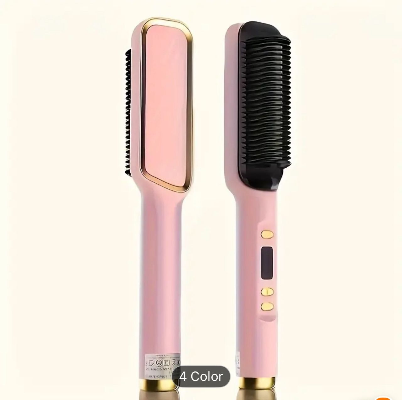 Professional Ionic straightening brush with fast heating ceramic comb PureLittleBloom.Co