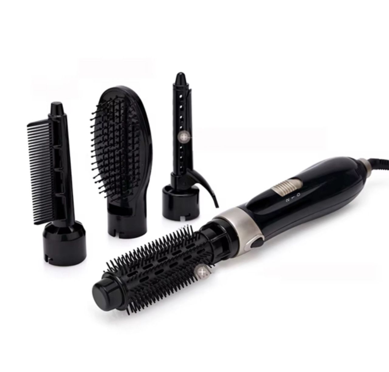 4n1 multifunctional hot hair brush, hair dryer, hair straightener, curling comb in one go PureLittleBloom.Co