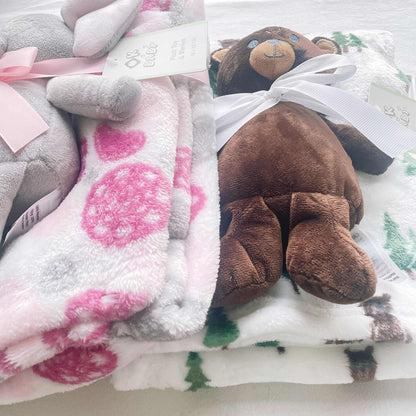 Baby Nap Coral Fleece Four Seasons Blanket PureLittleBloom.Co