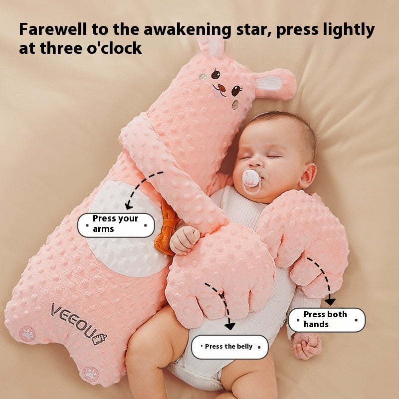 W9Q Wenou BABY HUG Sleep Soothing Palm Pillow Doll Coax Sleep Coax Sleeping Artifact Baby Anti-startle Pressure PureLittleBloom.Co