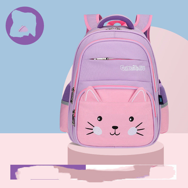 Cute Cartoon Shoulders Baby Lightweight Backpack Elementary School Schoolbag PureLittleBloom.Co