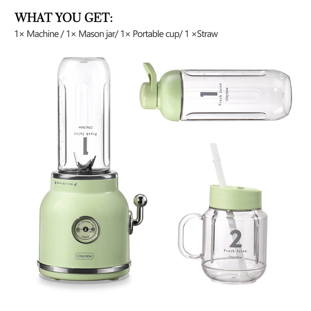 Personal Blender Maker For Shakes And Smoothies With 20.3 Oz Travel Cup And Lid PureLittleBloom.Co