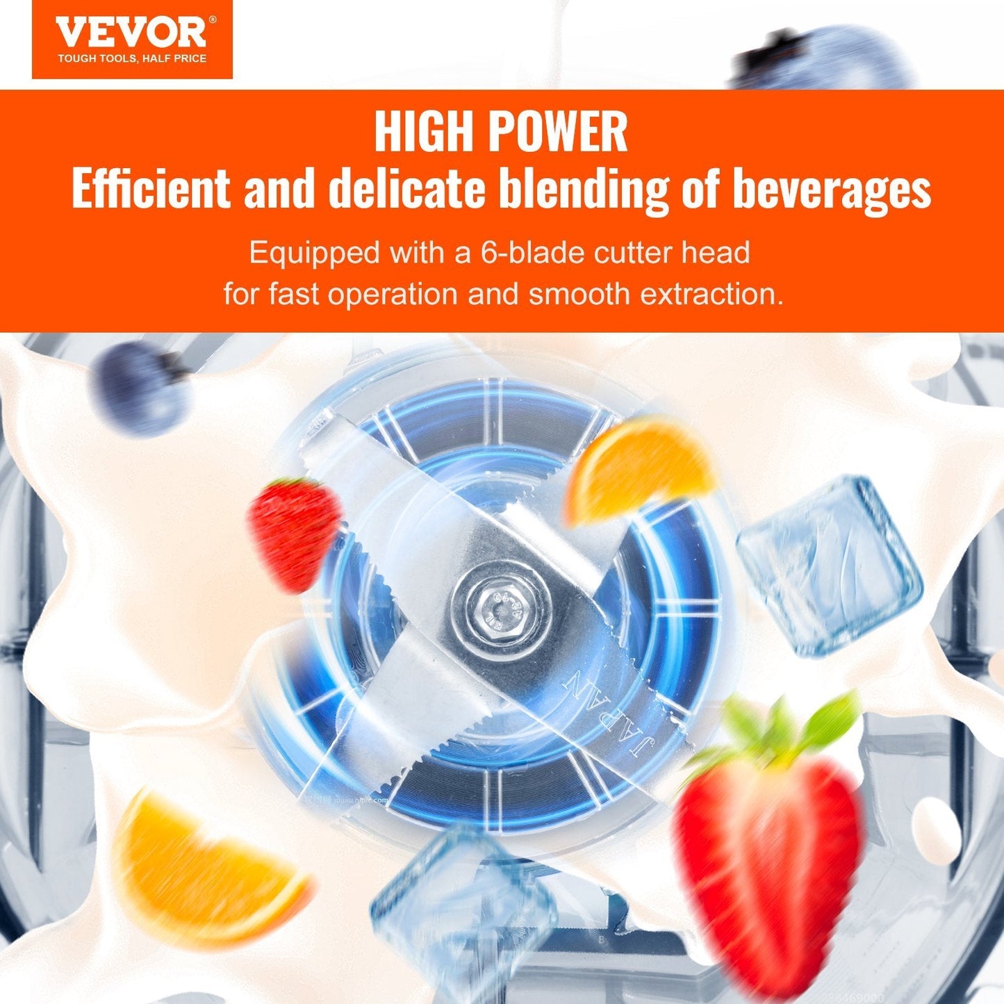 VEVOR Professional Blender With Shield, Commercial Countertop Blenders, 68 Oz  Blender Combo, Stainless Steel 9 Speed & 5 Functions Blender, For Shakes, Smoothies, Peree, And Crush Ice, Black PureLittleBloom.Co