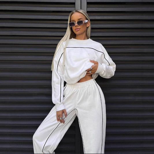 Sports Suit Casual Two-piece Suit Women PureLittleBloom.Co