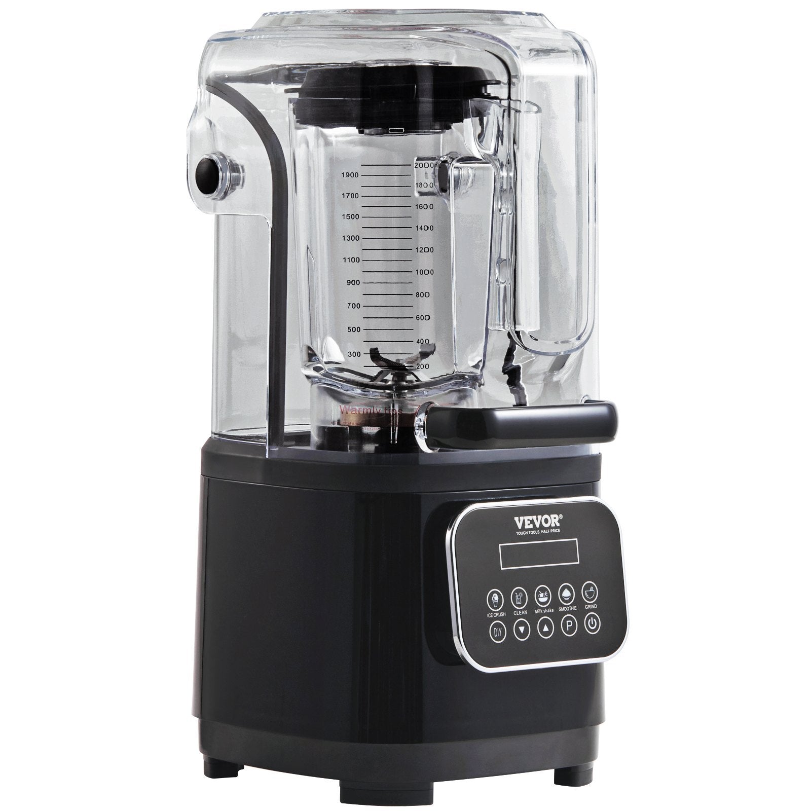 VEVOR Professional Blender With Shield, Commercial Countertop Blenders, 68 Oz  Blender Combo, Stainless Steel 9 Speed & 5 Functions Blender, For Shakes, Smoothies, Peree, And Crush Ice, Black PureLittleBloom.Co
