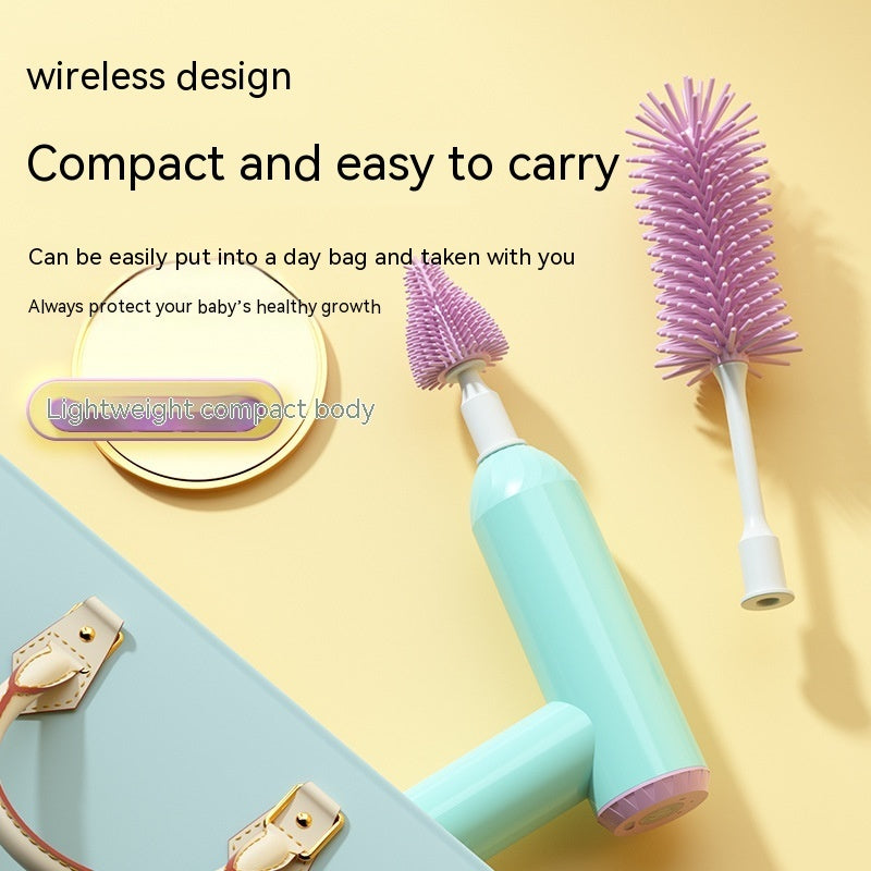 Multi Functional Electric Sponge Silicone Cup Brush PureLittleBloom.Co