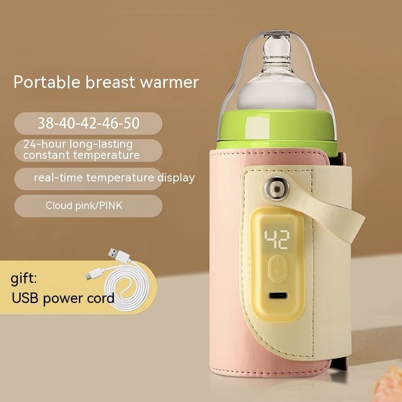 Constant Temperature Baby Heating Insulating Milk Bottle Night Out Portable Heat-holding Bottle Cover PureLittleBloom.Co