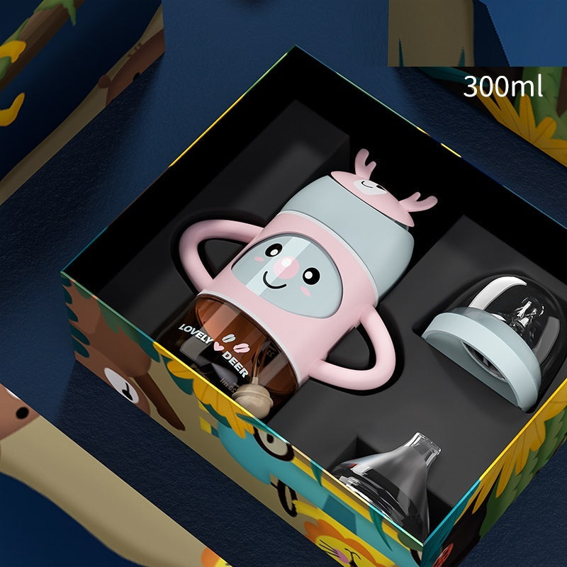 Wide-bore Sippy Cup Feeding Bottle Over 1-2 Years Old PureLittleBloom.Co