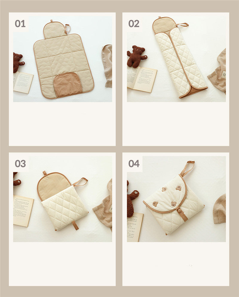 Baby Portable Diaper Changing Pad Foldable PureLittleBloom.Co