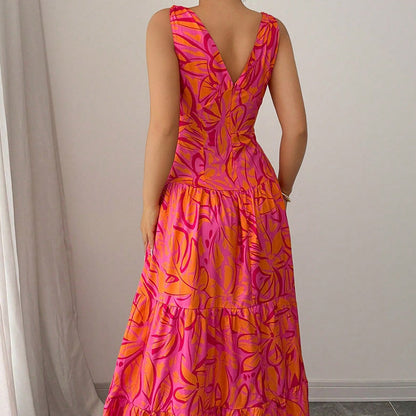 Casual Pattern Mid-length Dress PureLittleBloom.Co