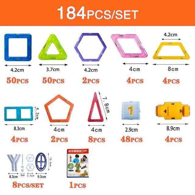 Magnetic Building Blocks DIY Magnets Toys For Kids Designer Construction Set Gifts For Children Toys PureLittleBloom.Co
