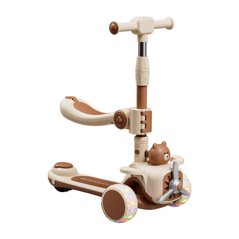 Scooter Children's Pedal Walker Car Three-in-one PureLittleBloom.Co