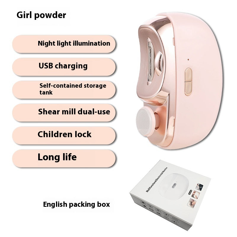 Nail Grinder, Electric Nail Clipper, Anti-pinch Nail Clipper For Children And Adults, Multi-purpose Nail Grinder PureLittleBloom.Co