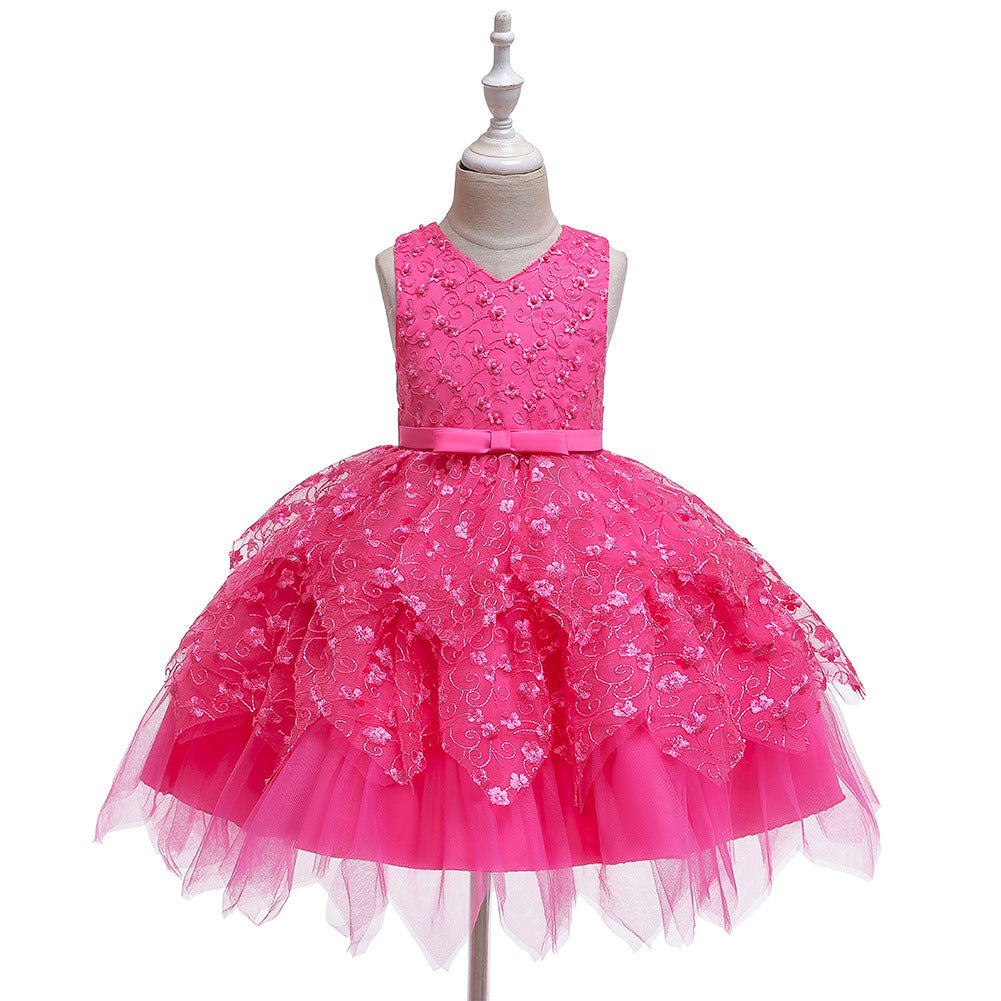 Clothing Baby Girls Middle And Small Children Kindergarten Dresses PureLittleBloom.Co