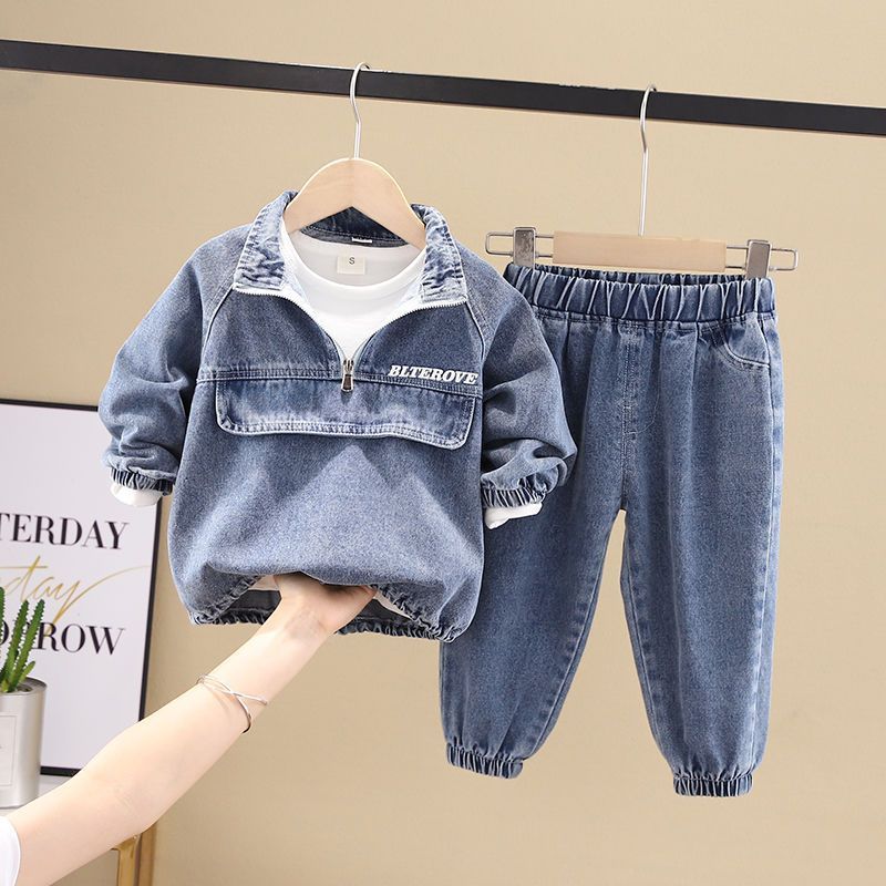 Boys Spring Clothing New Clothes Fashionable Handsome Children's Clothing PureLittleBloom.Co